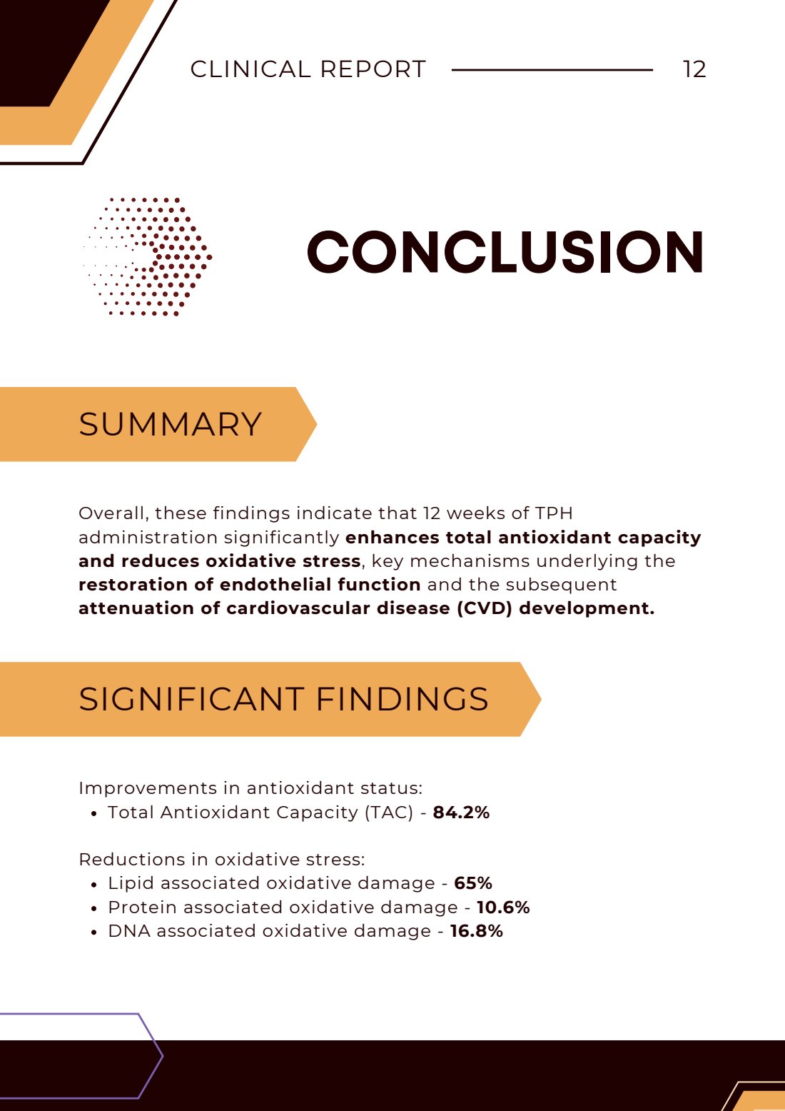 Heartio Clinical Report 02 conclusion page